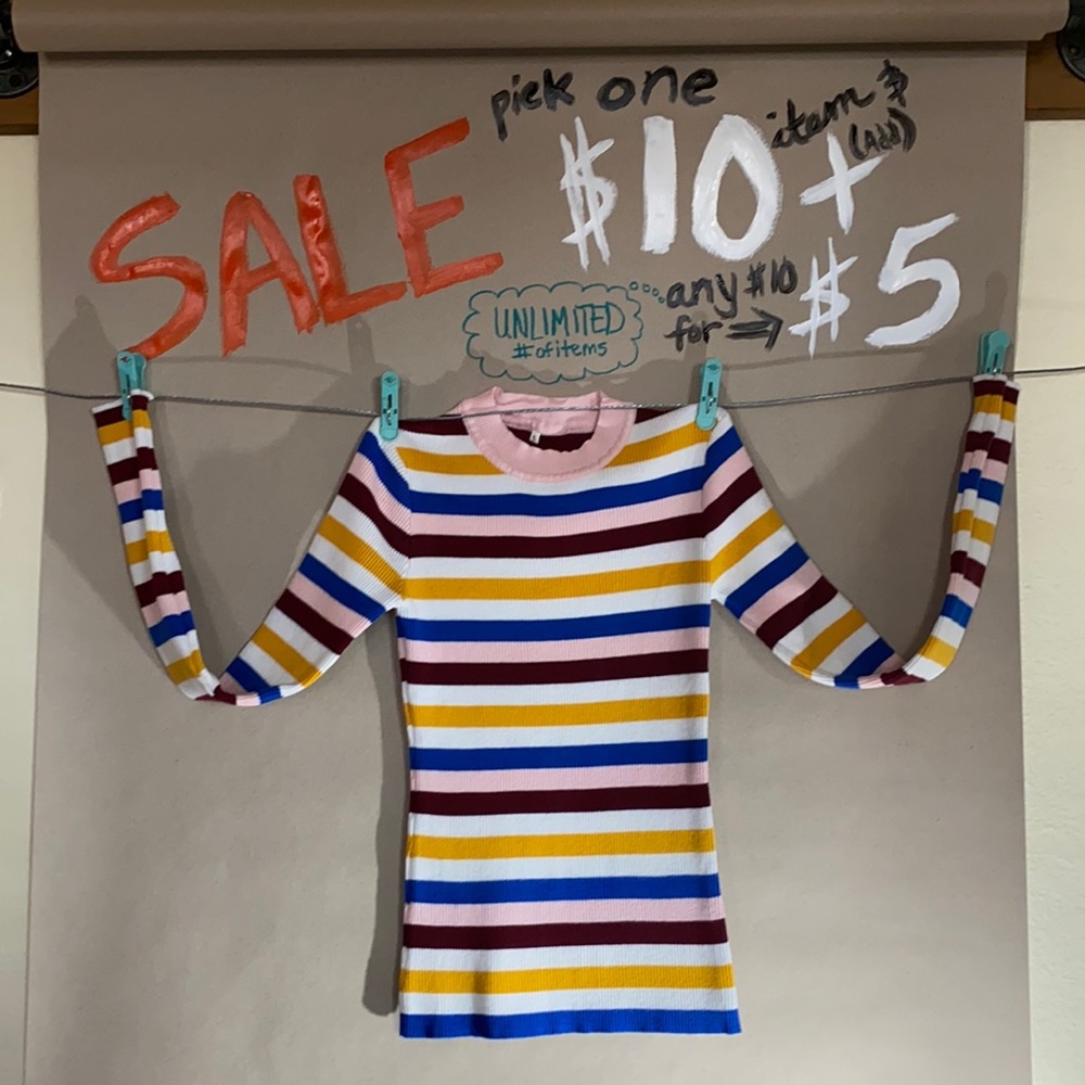 Ribbed sweater $10 BOGO $5